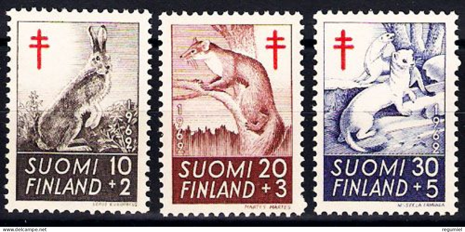 Finlandia 0527/529 ** MNH. 1962 - Nuovi