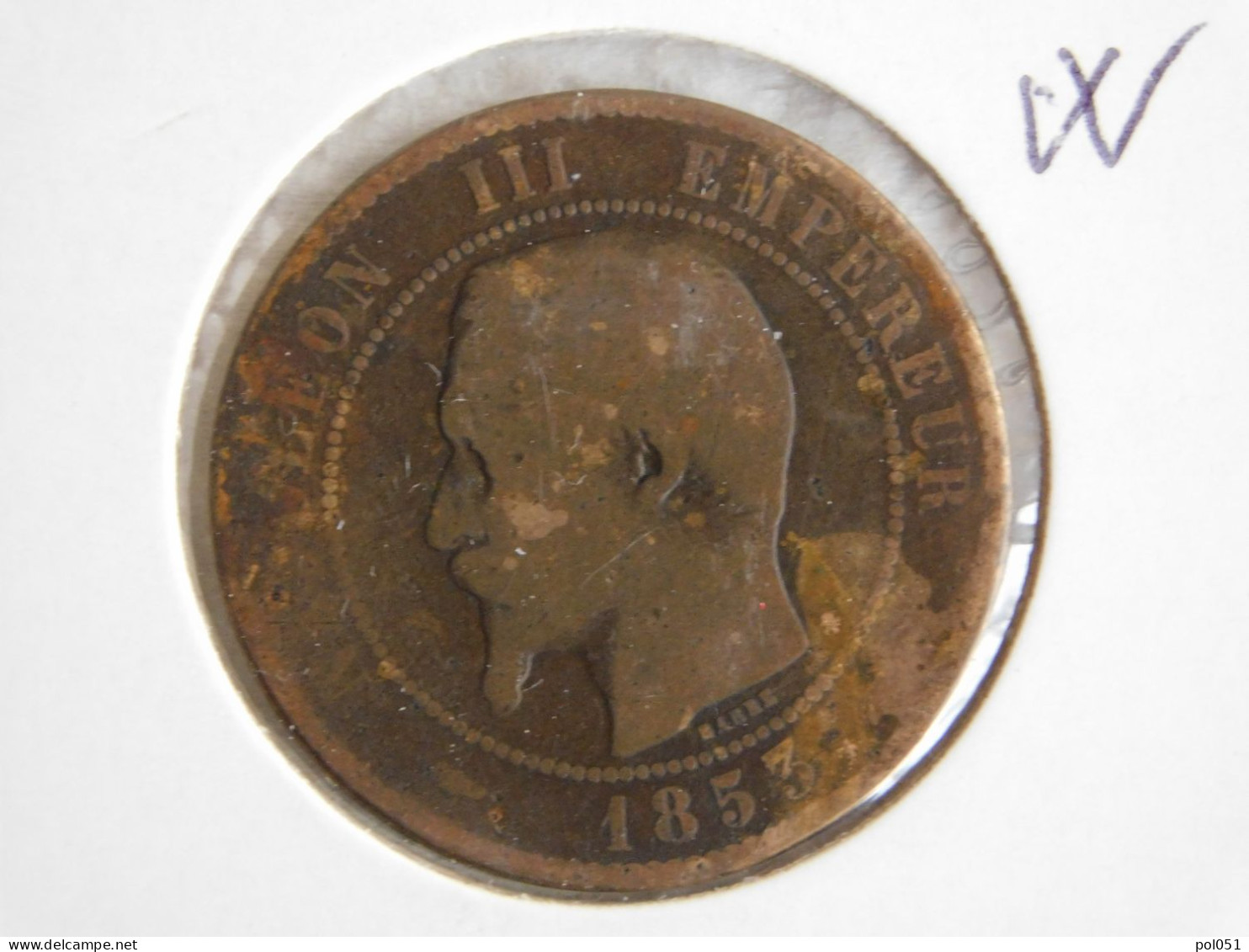 France 10 Centimes 1853 W (255) - 10 Centimes