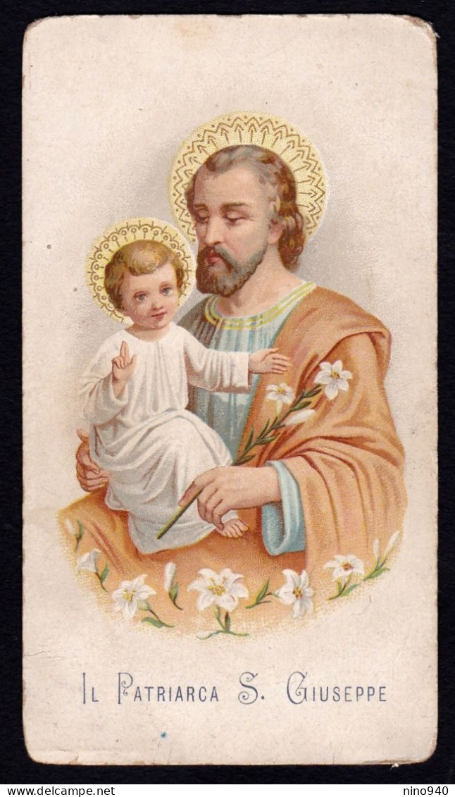 Santino/holycard: S. GIUSEPPE  - E -  PR - Mm. 68 X 125 - Religion & Esotérisme