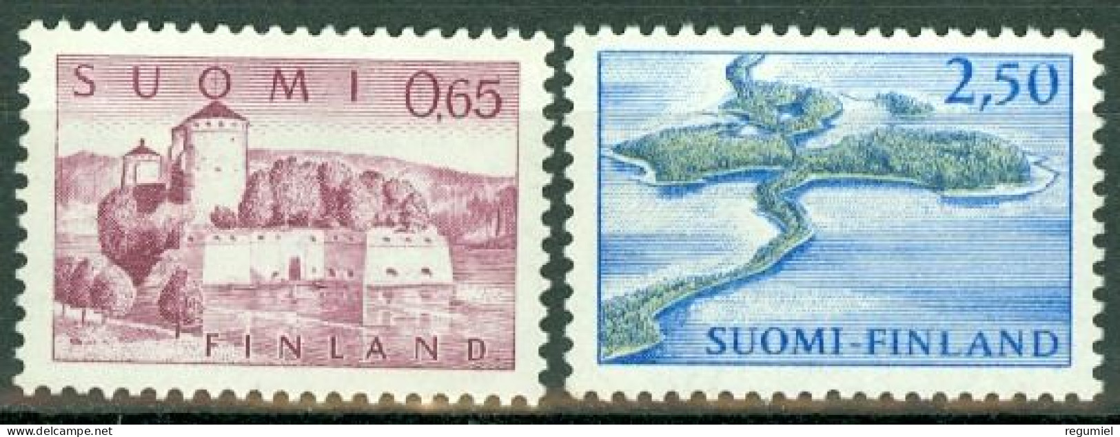 Finlandia 0590/591 ** MNH. 1967 - Unused Stamps
