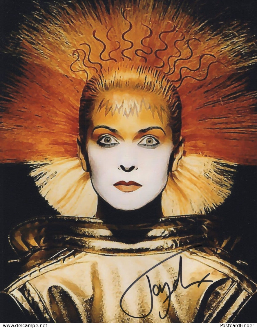 Toyah Wilcox Stunning Metropolis Painting 10x8 Hand Signed Photo - Sänger Und Musiker