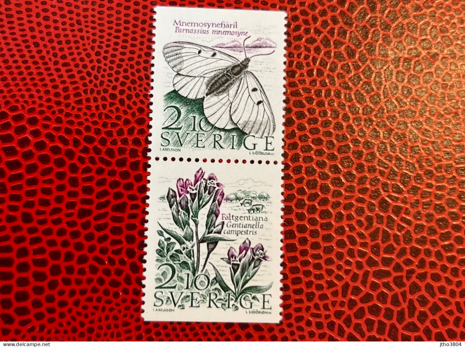 SUEDE 1987 2v Neuf MNH ** Mi 1423 1424 Mariposa Butterfly Borboleta Schmetterlinge Farfalla SWEDEN - Vlinders