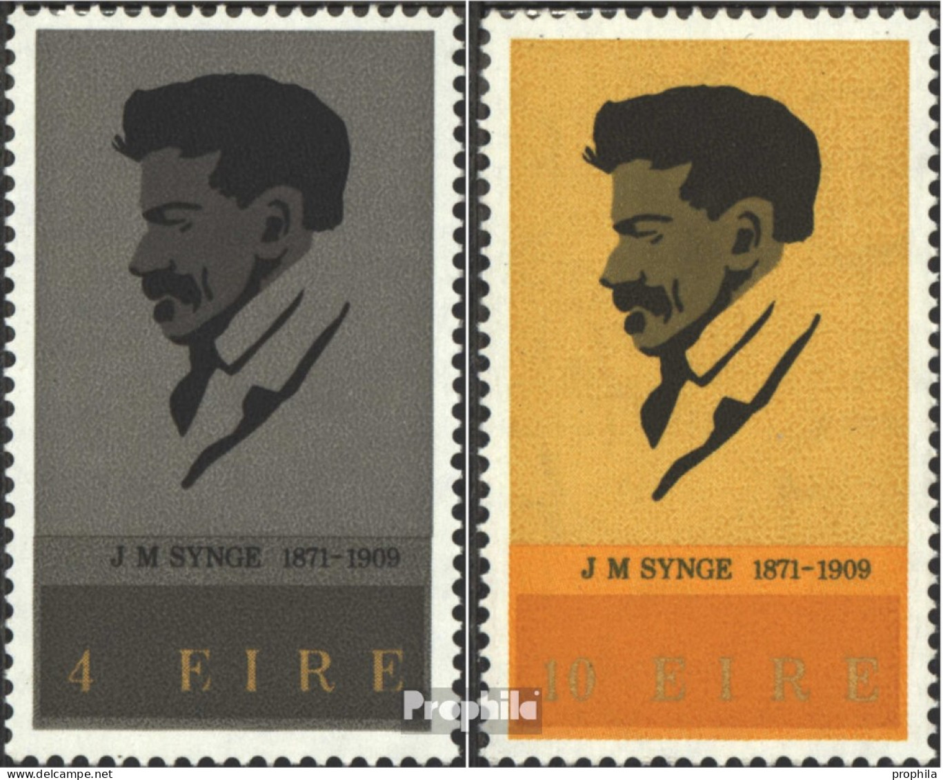 Irland 267-268 (kompl.Ausg.) Postfrisch 1971 John Millington Synge - Unused Stamps