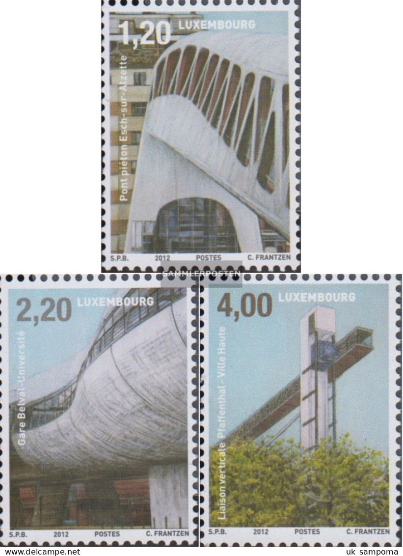 Luxembourg 1949-1951 (complete Issue) Unmounted Mint / Never Hinged 2012 Architecture And Mobilität - Ongebruikt