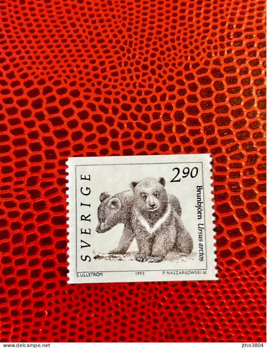 SUEDE 1993 1v Neuf MNH ** YT Mi 1756A Mammals Säugetiere Mammiferi Mammifère SWEDEN - Osos