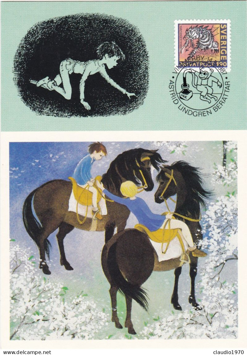 SVEZIA - SVERIGE - CARTOLINA - MAXIMIKORT - MAXIMUM CARD - 1987 - Cartes-maximum (CM)