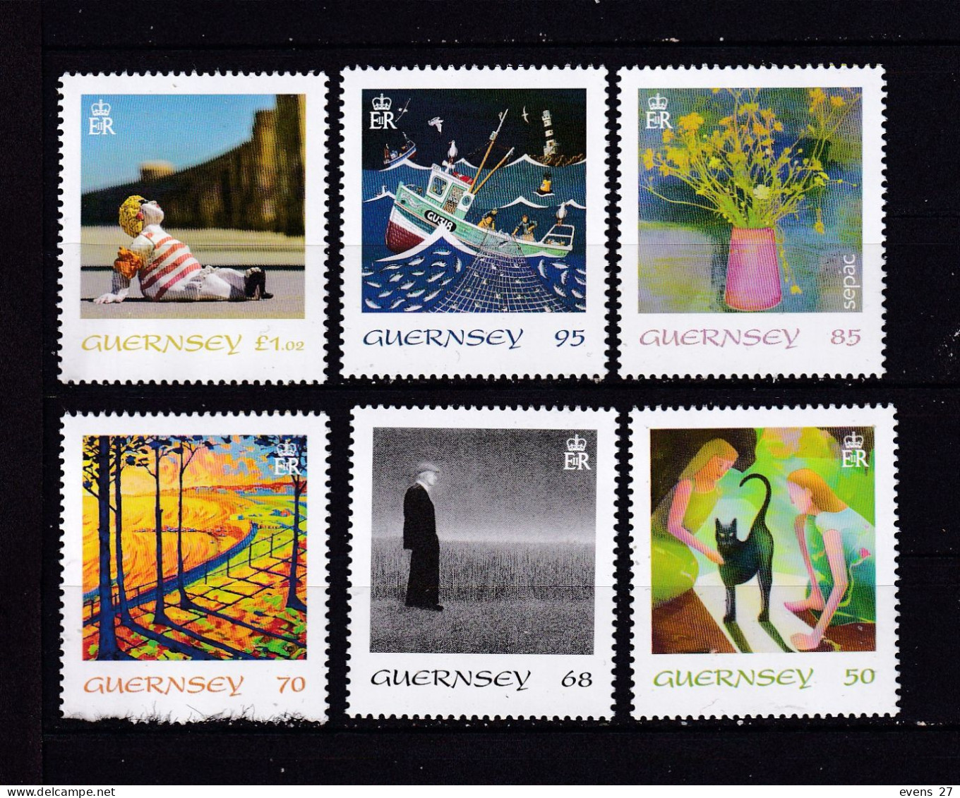 GUERNSEY-2020-ART-MNH(((.@ FV)))) - Moderni