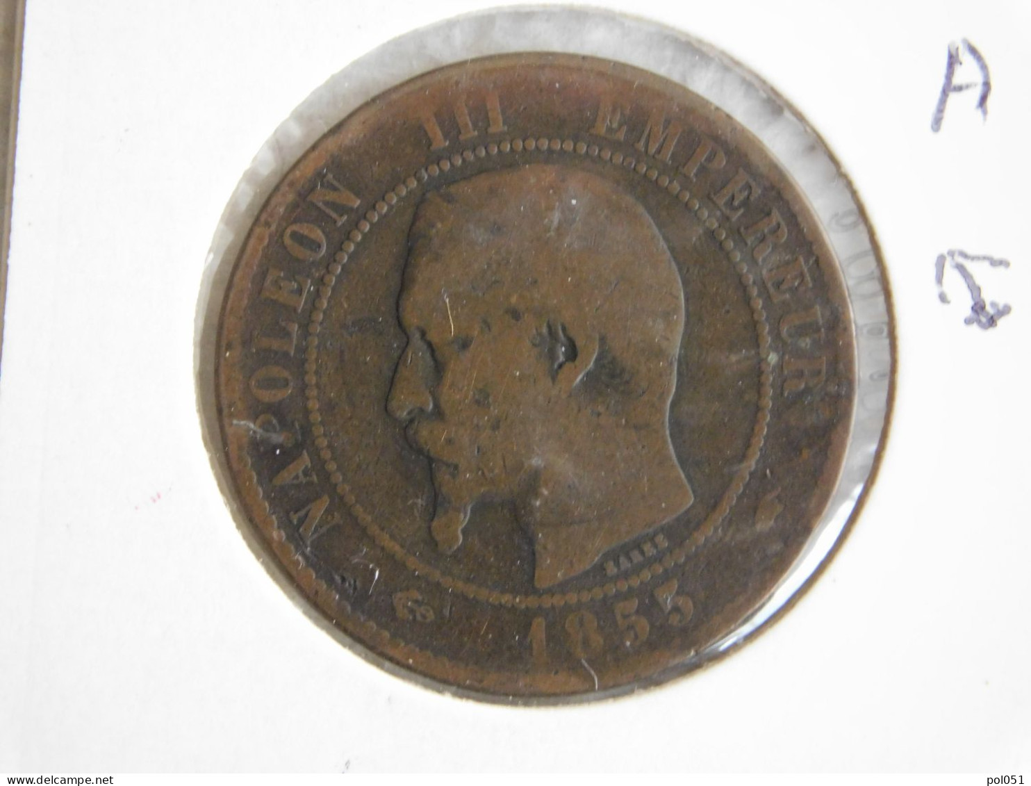 France 10 Centimes 1855 A Ancre (263) - 10 Centimes