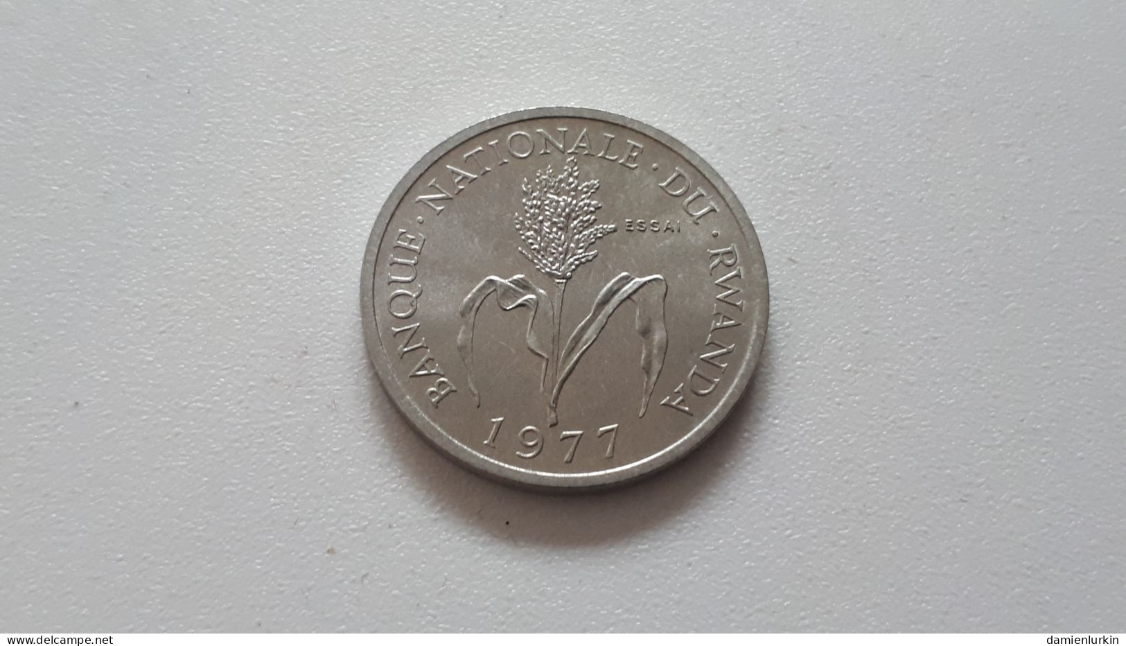 RWANDA 1 FRANC 1977 ESSAI ! - Rwanda