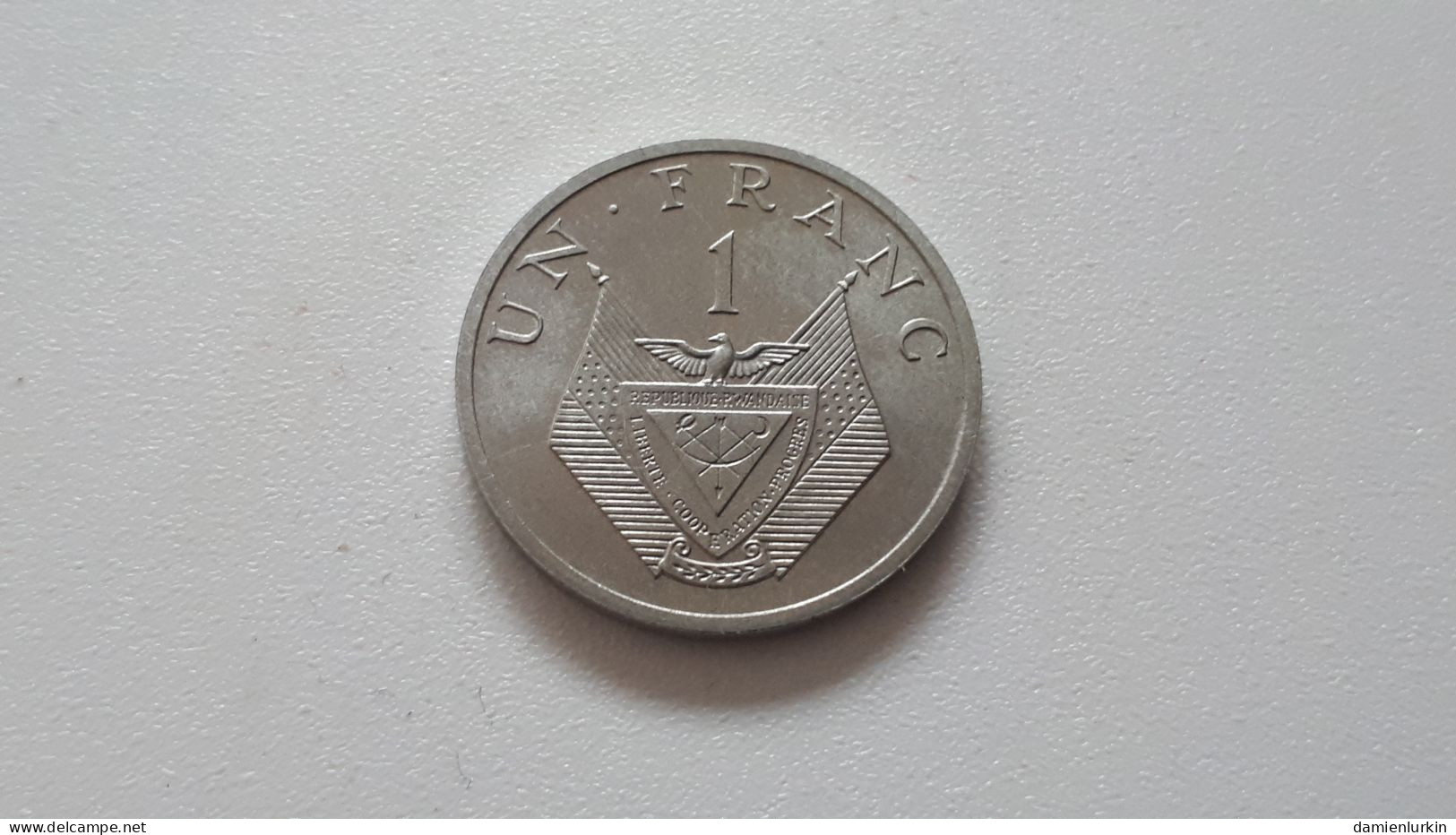 RWANDA 1 FRANC 1977 ESSAI ! - Rwanda