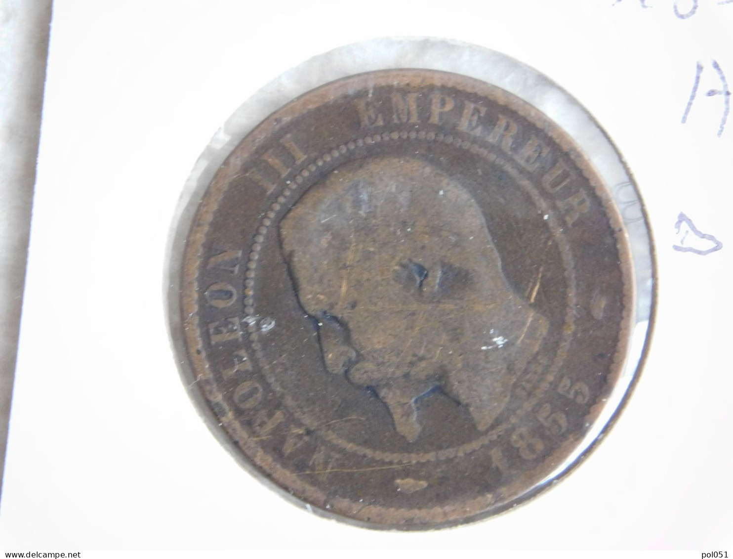 France 10 Centimes 1855 A Chien (264) - 10 Centimes