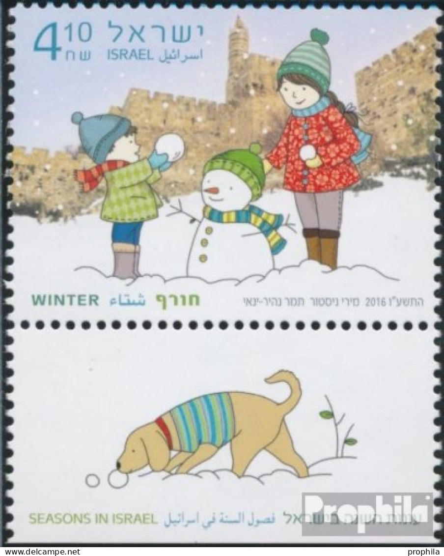 Israel 2507 Mit Tab (kompl.Ausg.) Postfrisch 2016 Winter - Nuevos (con Tab)