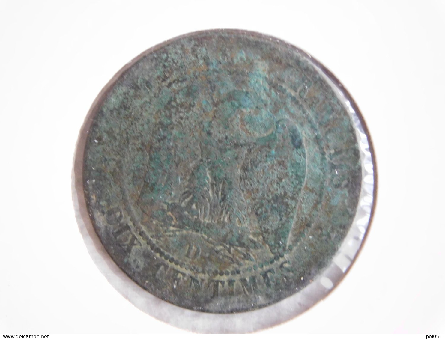 France 10 Centimes 1855 D Ancre (267) - 10 Centimes