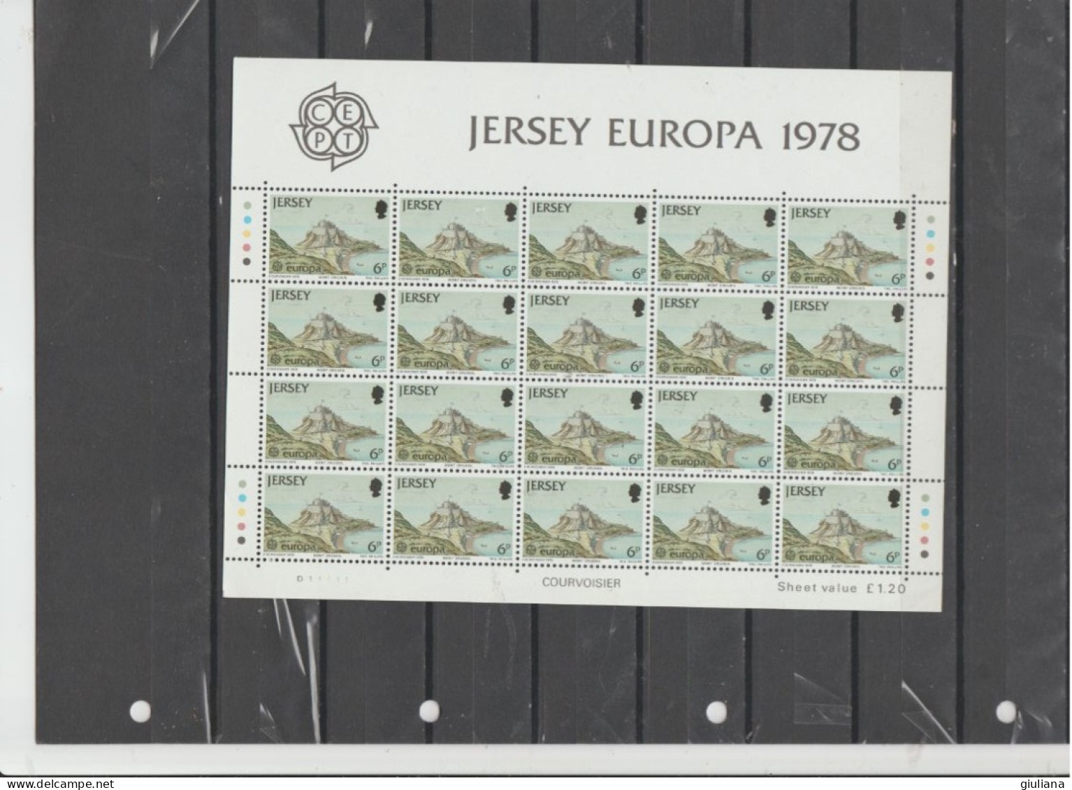 Jersey  1978 - (Yvert)  MF/171/73** " Monumenti. Carta Con Filamenti Di Fili Di Soia" - 1978