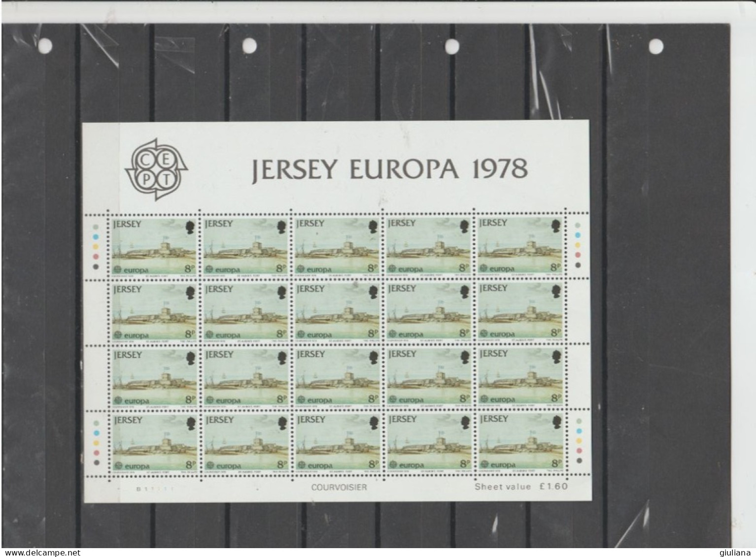 Jersey  1978 - (Yvert)  MF/171/73** " Monumenti. Carta Con Filamenti Di Fili Di Soia" - 1978