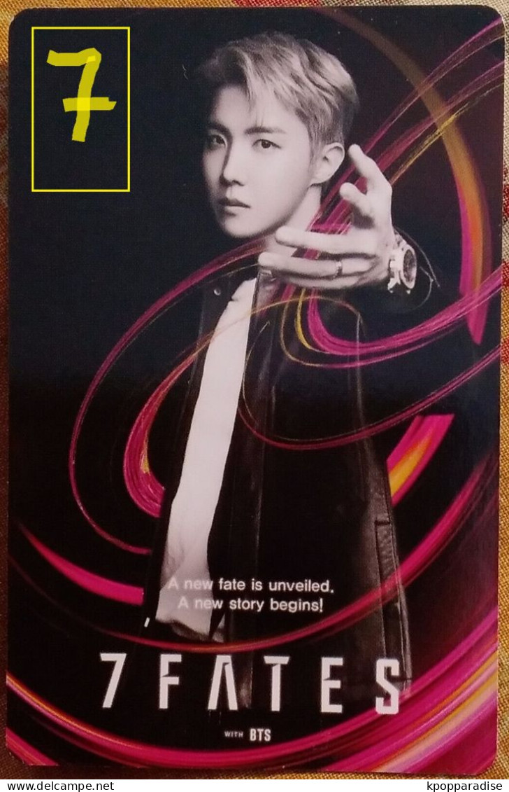 Photocard au choix   BTS  J Hope 7Fates Chakho