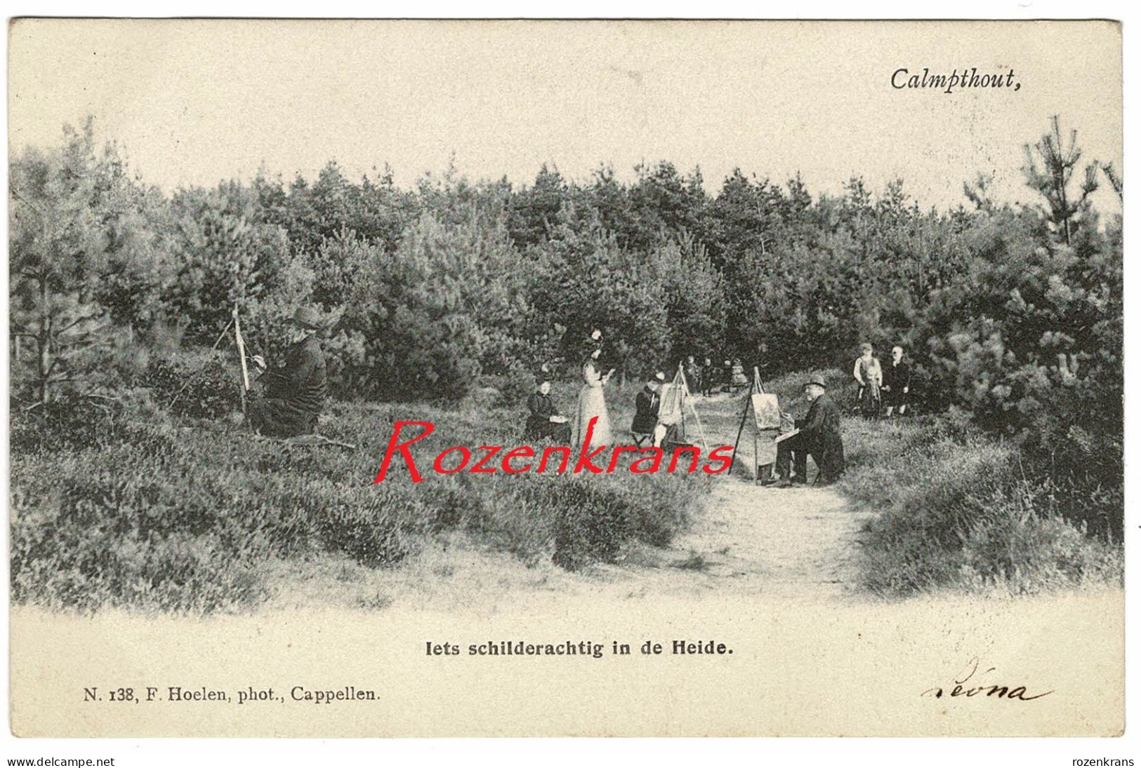 Kalmthout Calmpthout CPA 1903 Iets Schilderachtig In De Heide Nr 138 Hoelen Cappellen (In Zeer Goede Staat) - Kalmthout