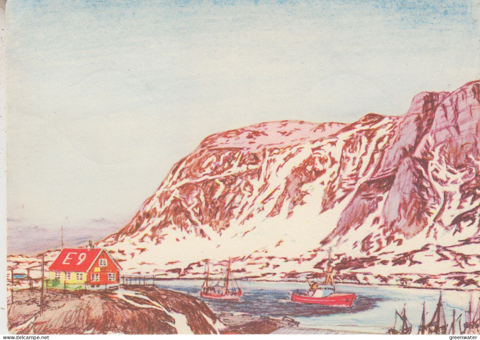 Greenland Postcard Sisimiut - Holsteinsborg Ca Aasiaat 07.09.1992 (KG152) - Stazioni Scientifiche E Stazioni Artici Alla Deriva