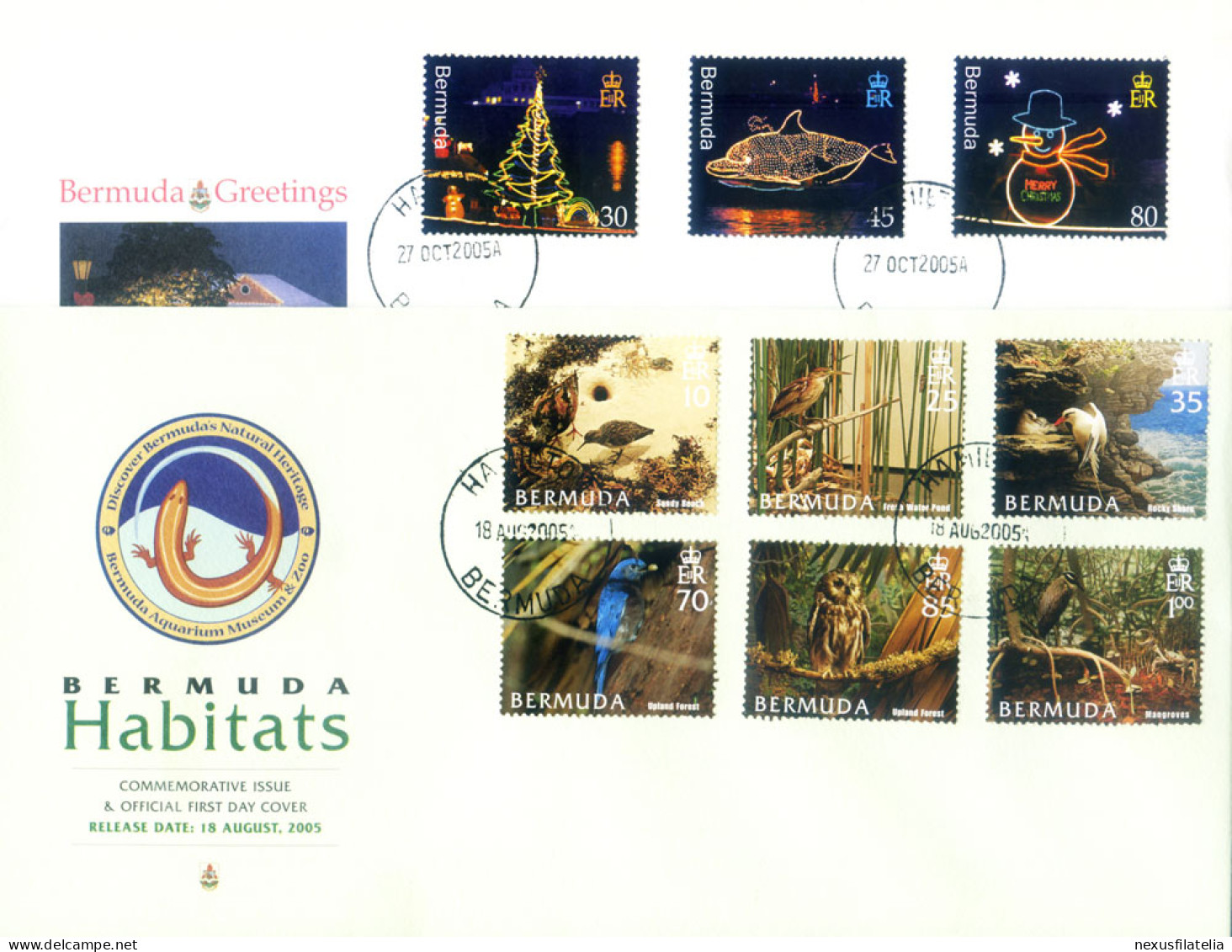 Annata Completa FDC 2005. - Bermuda