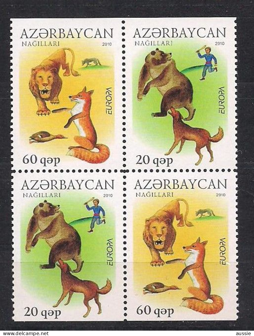 Cept 2010 Azerbaidjan Yvertn° 679a-680a *** MNH Cote 16 € Les Livres Pour Enfants Childrenbooks - 2010