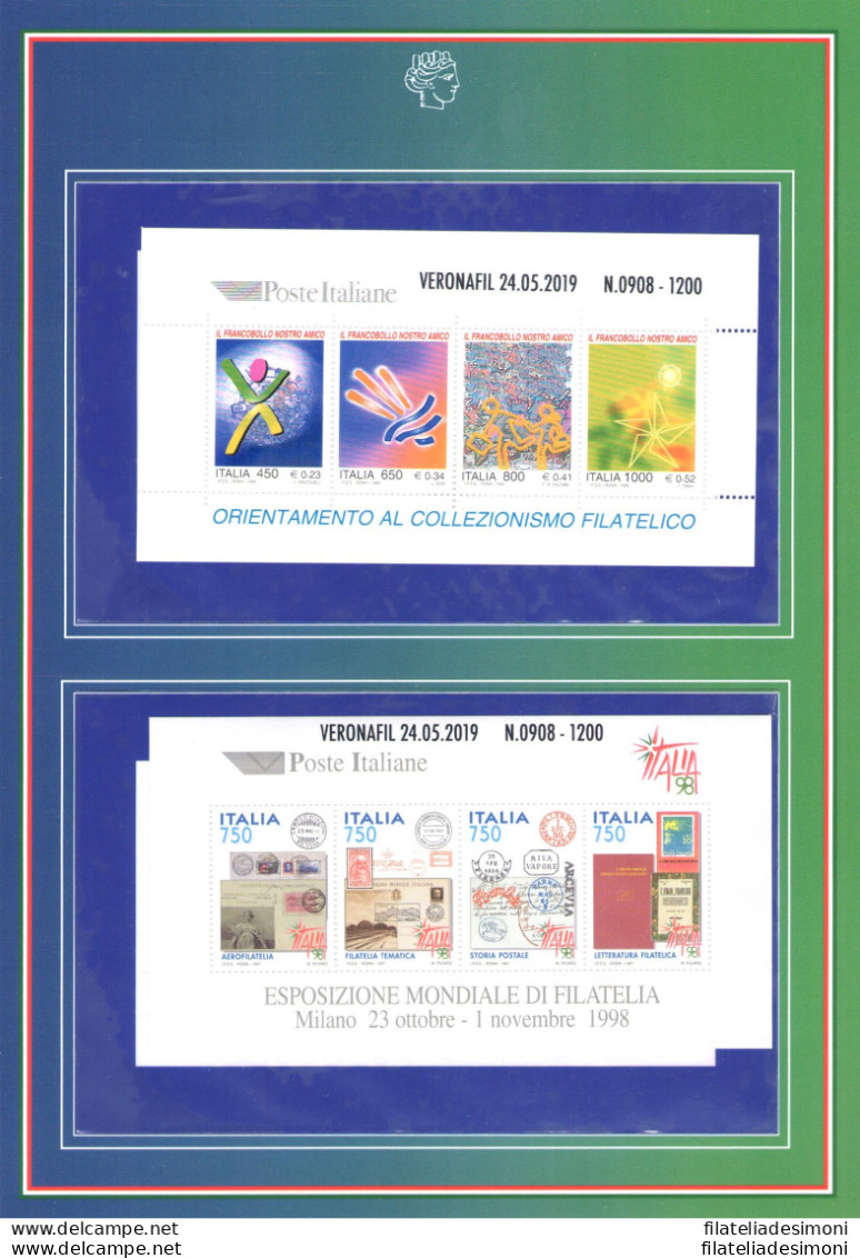 2019 Italia Repubblica - Folder Valori Nel Tempo II - Come Da Scansione - Tiratu - Presentation Packs