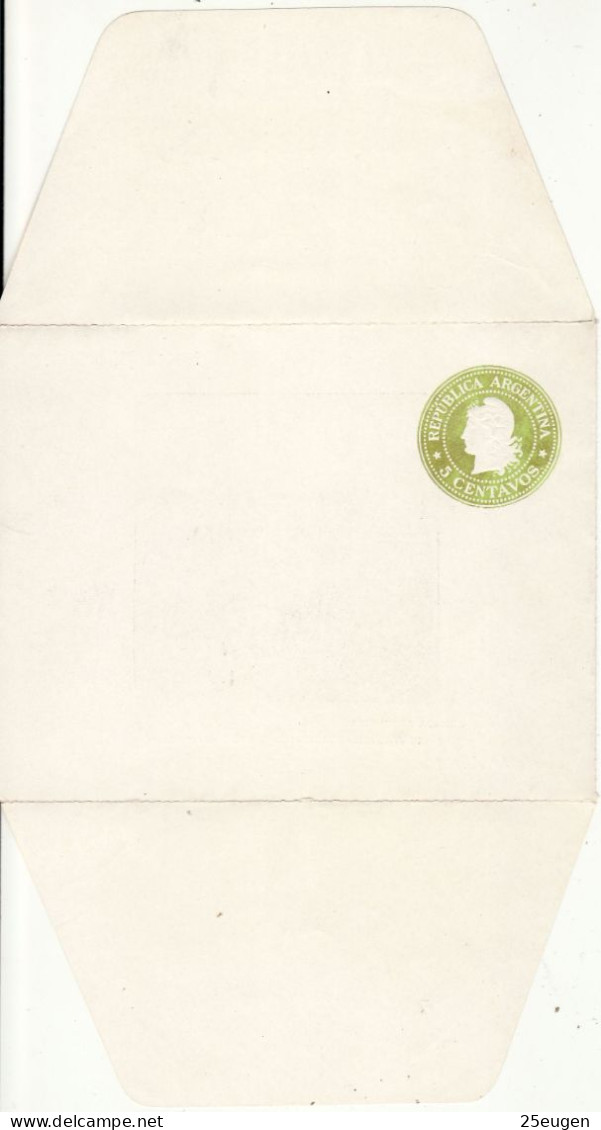 ARGENTINA 1902 COVER LETTER UNUSED - Lettres & Documents