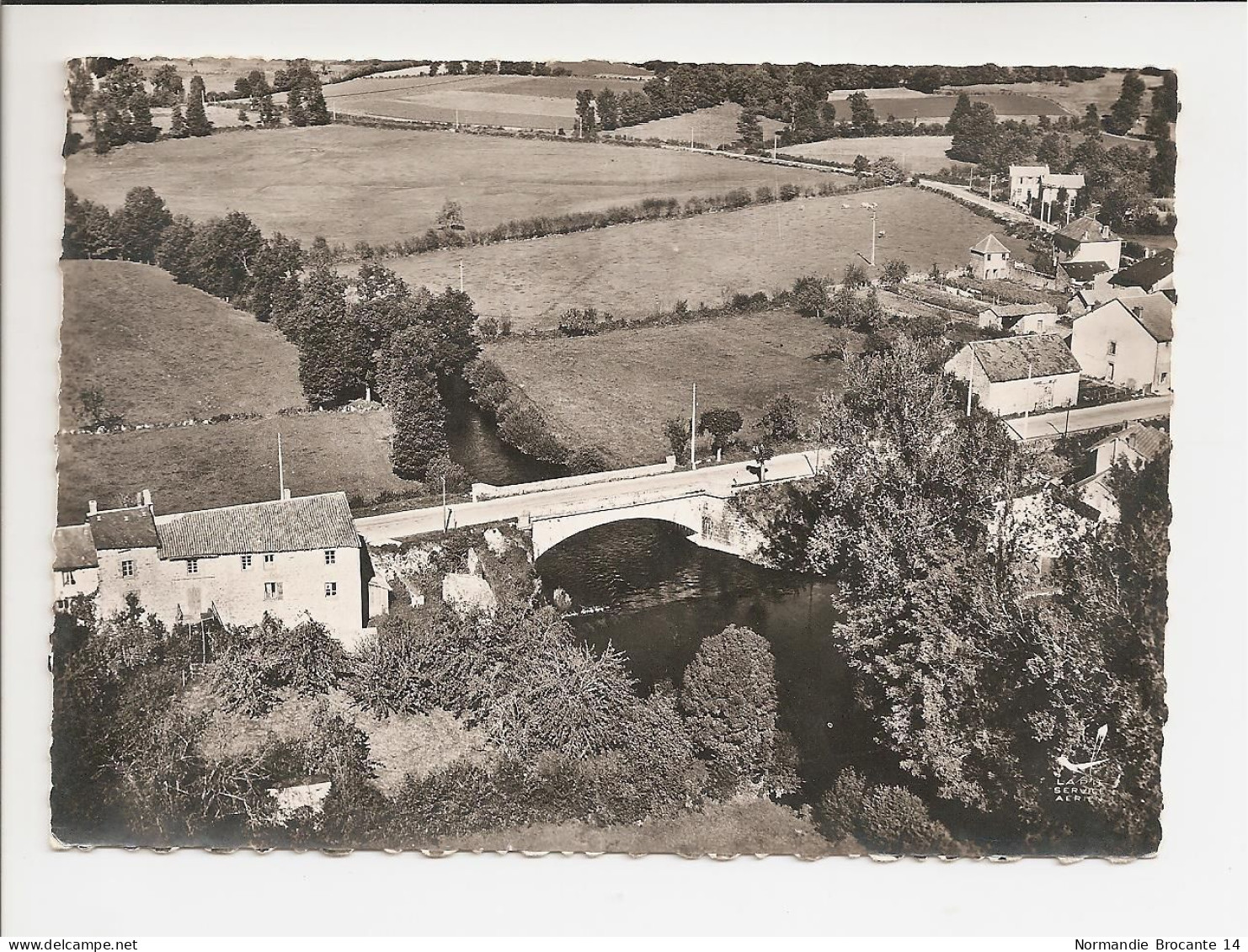 Dép. 23 - Pontarion - En Avion Au Dessus ... Le Pont Sur Le Thaurion - Pontarion