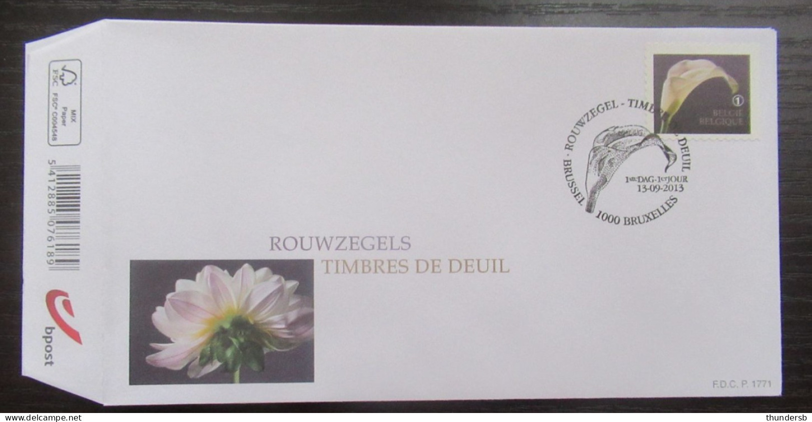 FDC 4368 'Rouwzegel' - 2011-2014