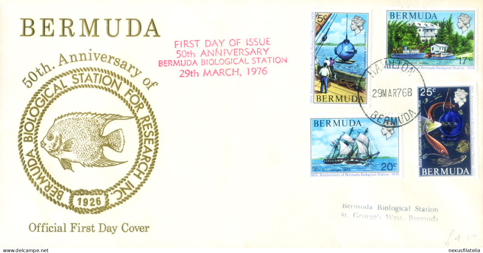 Annata Completa FDC 1976. - Bermudes
