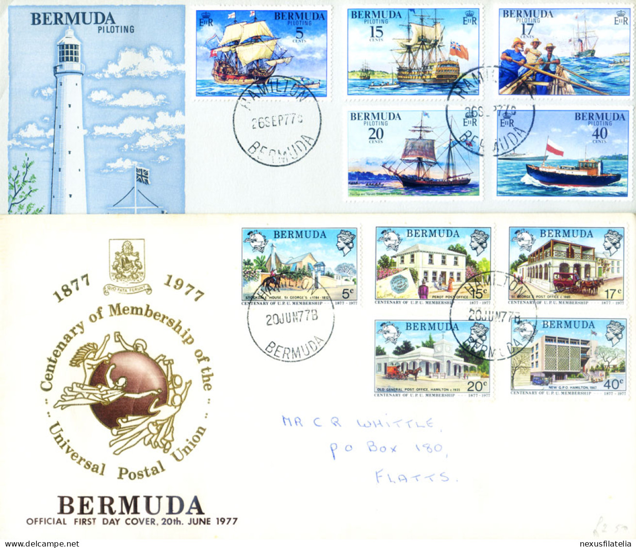Annata Completa FDC 1977. - Bermudes