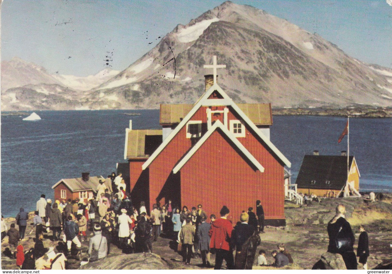 Greenland Postcard The Church Cap Dan  Ca Angmagssalik 23.8.1983  (KG153A) - Stations Scientifiques & Stations Dérivantes Arctiques