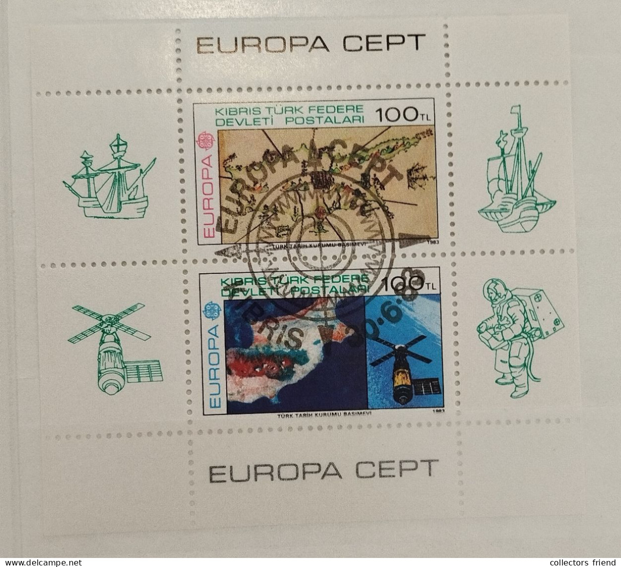 Türkisch Zypern - Block 4 / 1983 - Used Stamps