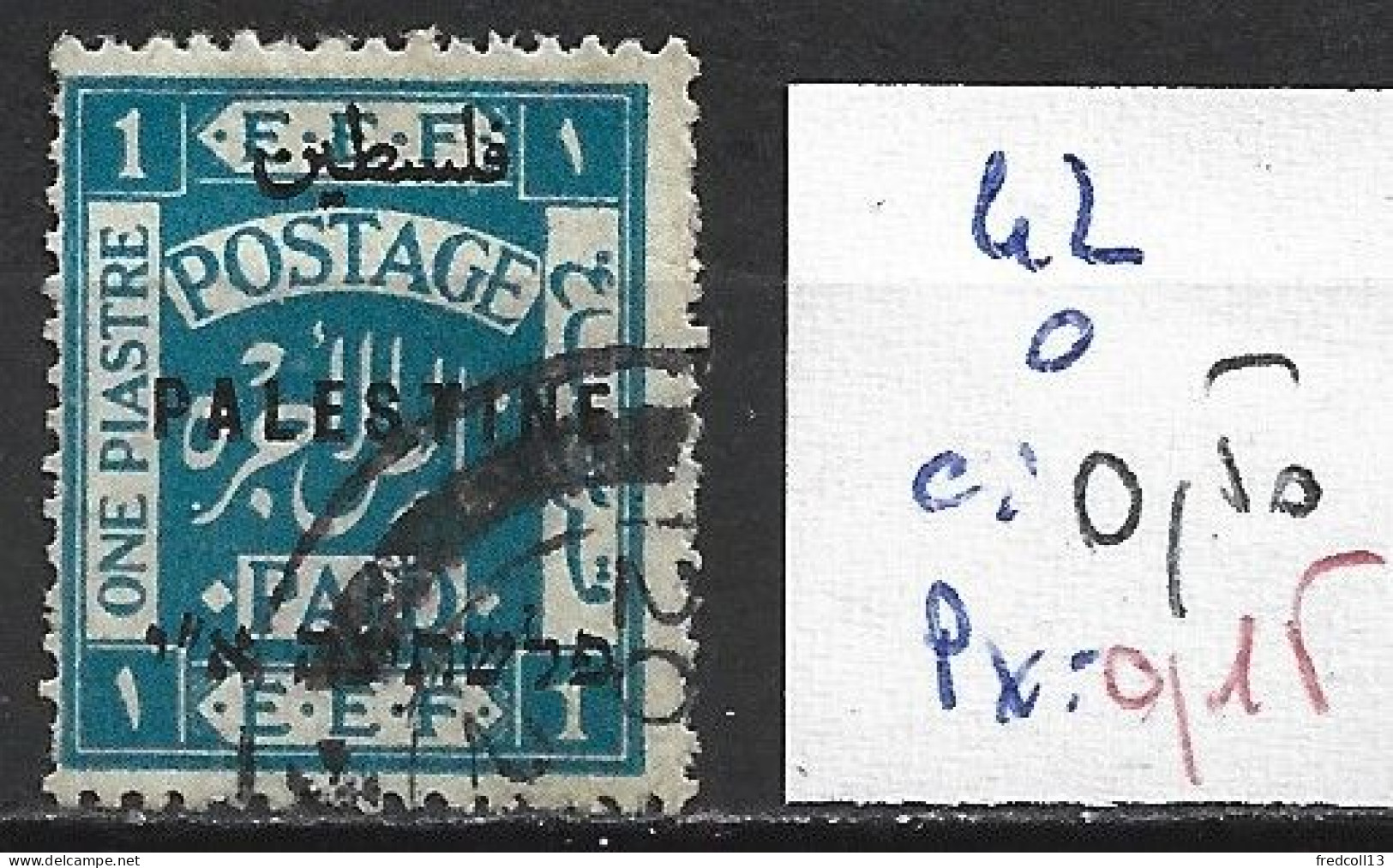 PALESTINE 42 Oblitéré Côte 0.50 € - Palestine