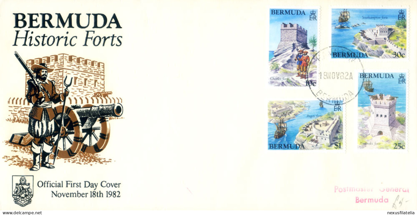 Annata Completa FDC 1982. - Bermudes