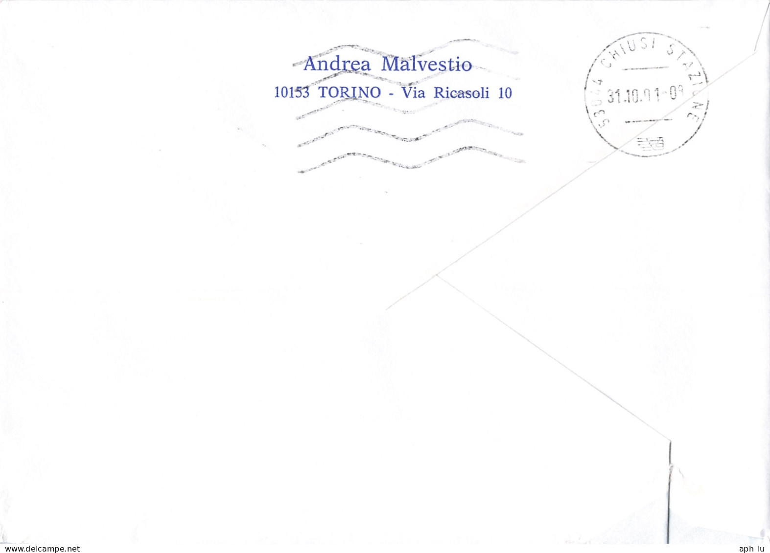 Beleg (AD2808) - 2001-10: Storia Postale