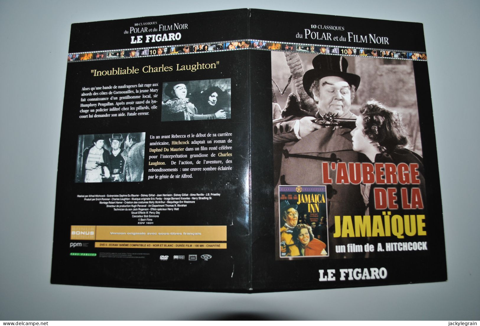 DVD "Auberge Jamaïque"/Hitchcock VO Anglais/ST Français Comme Neuf Envoi Bpost Belgique : 2 € Europe : 5 € - Classici