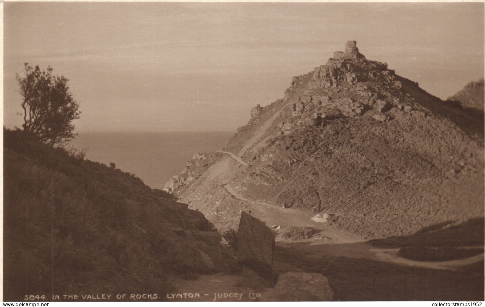 LYNTON, DEVON, VALLEY OF ROCKS, ENGLAND, UNITED KINGDOM, POSTCARD - Lynmouth & Lynton