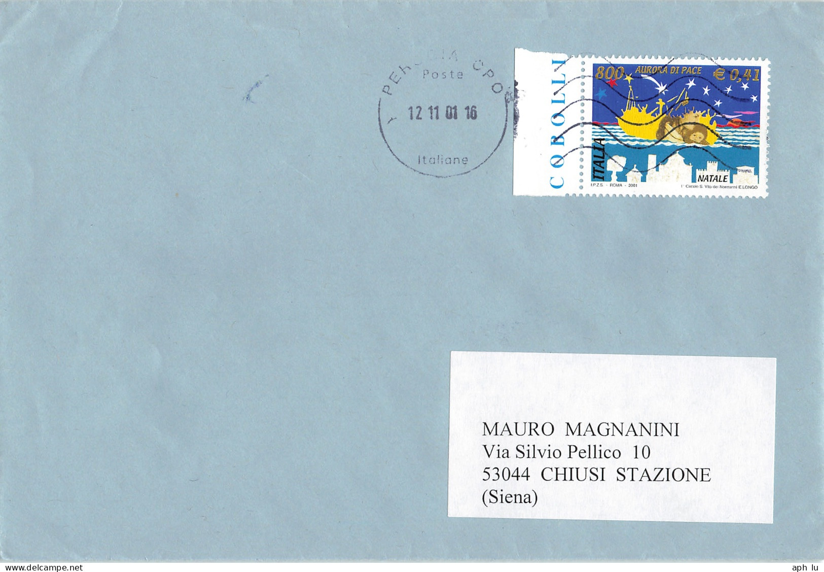 Beleg (AD2830) - 2001-10: Storia Postale