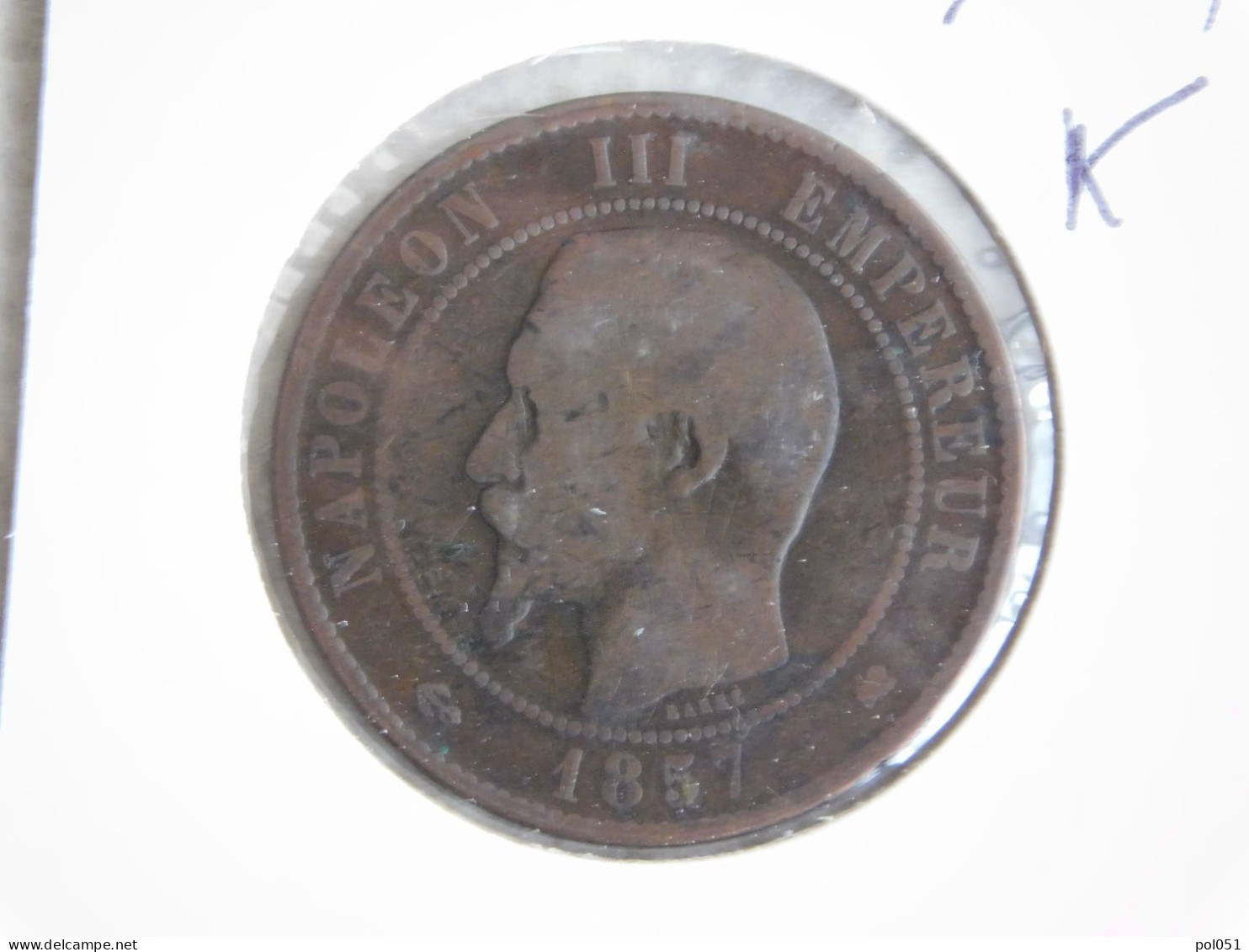 France 10 Centimes 1857 K (282) - 10 Centimes