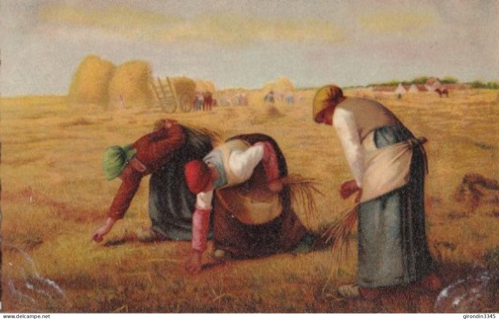 LES GLANEUSES  Reproduction Tableau JF MILLET - Thomas