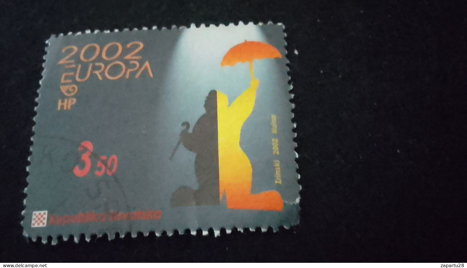 SLOVAKYA-    2002 --   3..50   E-CEPT  DAMGALI - Used Stamps
