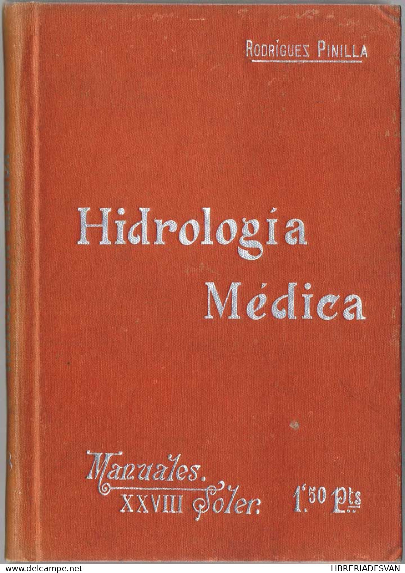 Manual De Hidrología Médica - H. Rodríguez Pinilla - Salud Y Belleza