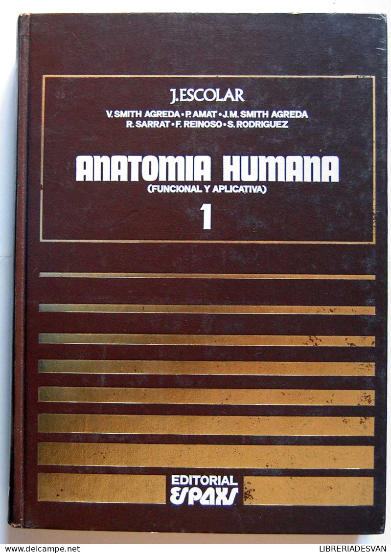 Anatomía Humana (funcional Y Aplicativa). 2 Tomos - J. Escolar Y Colaboradores - Gezondheid En Schoonheid