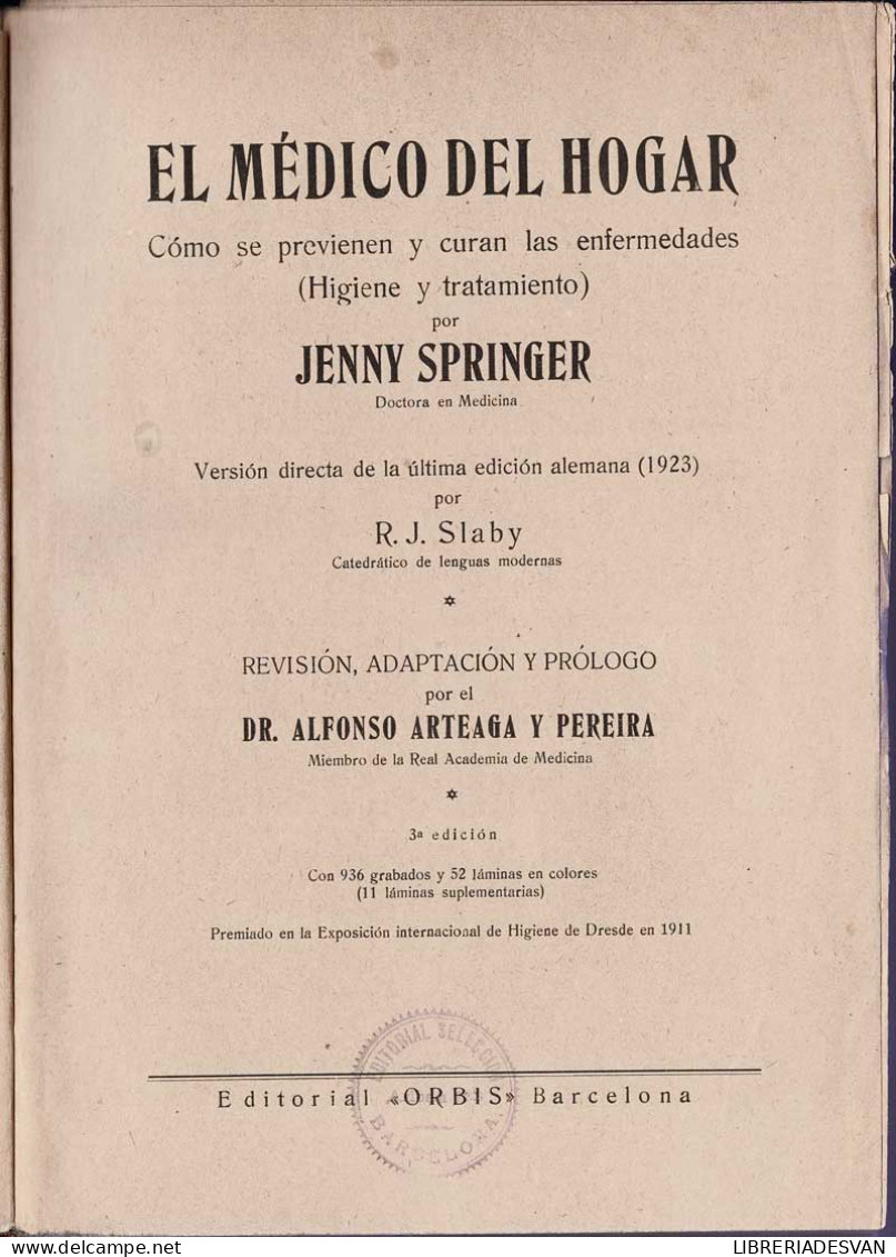 El Médico Del Hogar (con 3 Suplementos) - Jenny Springer - Salud Y Belleza