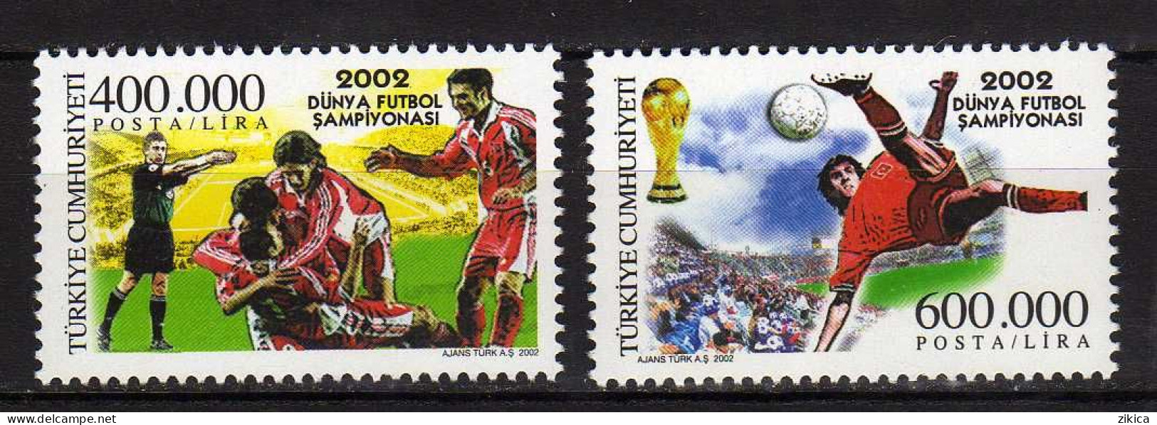 Turkey - 2002 Football World Cup - Japan And South Korea. MNH** - Neufs