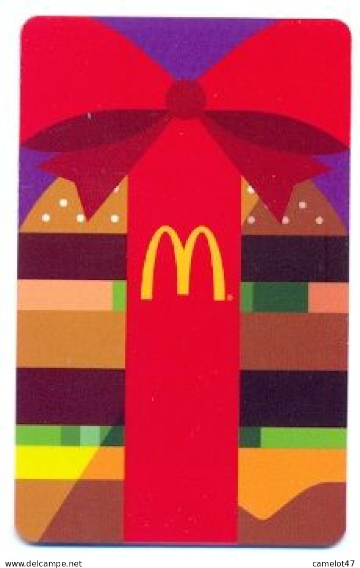 McDonald's U.S.A., Carte Cadeau Pour Collection, Sans Valeur, # Md-55,  Serial 6114, Issued In 2015 - Gift And Loyalty Cards