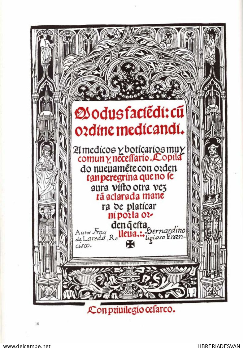 Modus Faciendi cum Ordine Medicandi (1527). Primera farmacopea castellana - Bernardino de Laredo