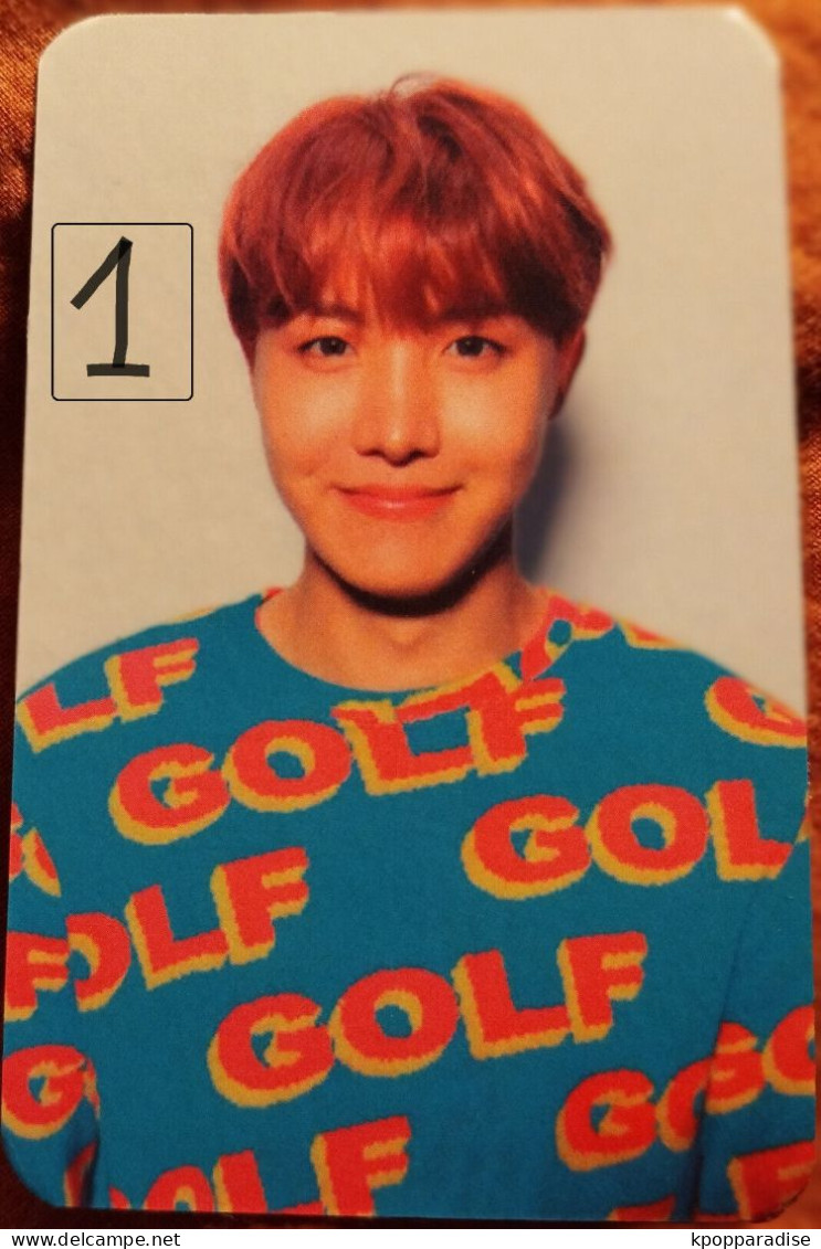 Photocard Au Choix BTS J Hope Love Yourself - Objets Dérivés