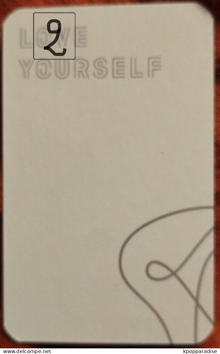 Photocard Au Choix BTS J Hope Love Yourself - Objetos Derivados