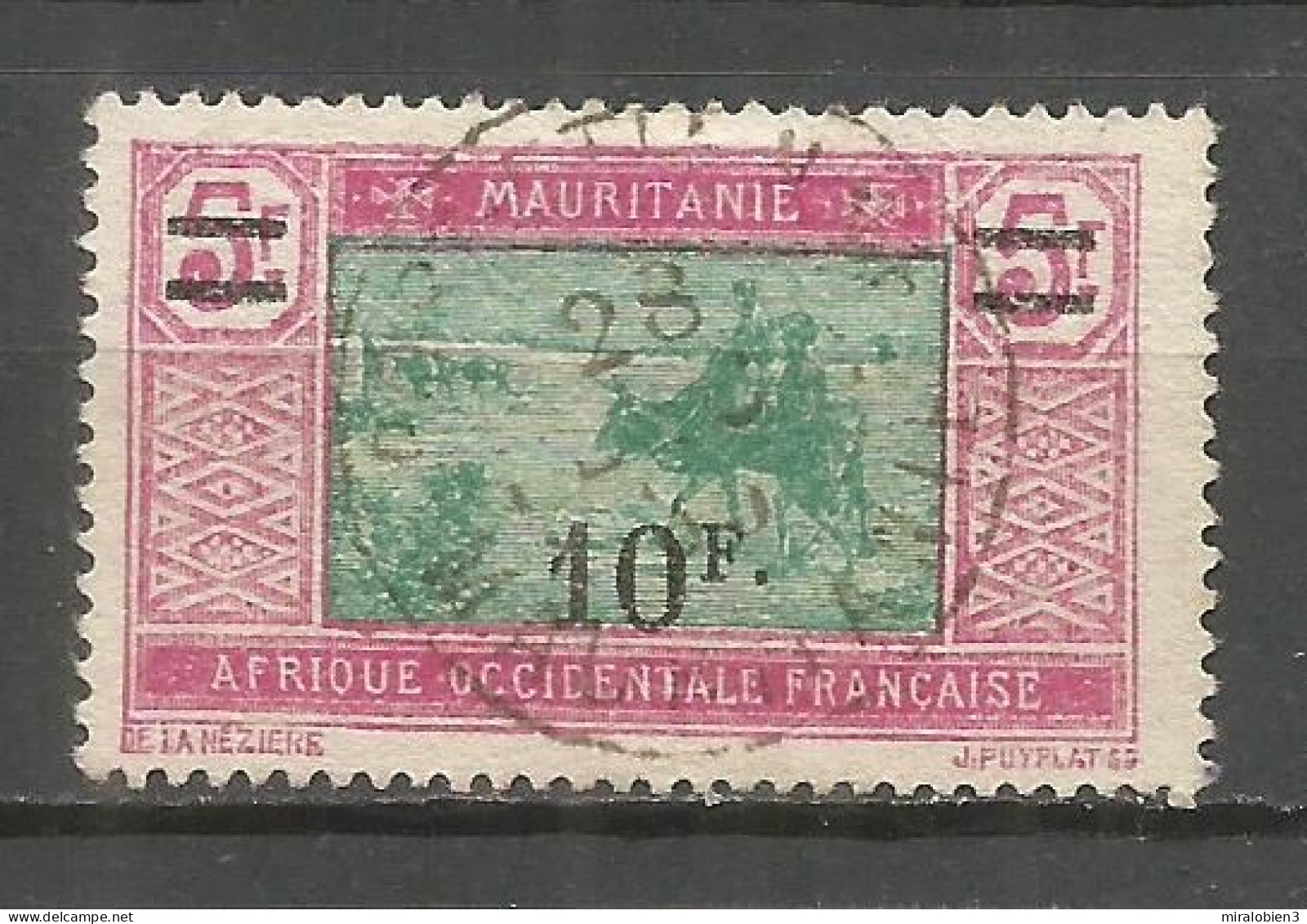 MAURITANIA COLONIA FRANCESA YVERT NUM. 55 USADO - Used Stamps